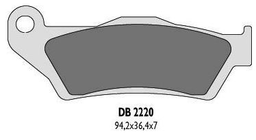 Klocki hamulcowe KH181 Delta DB2220 MX-D
